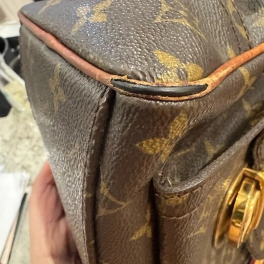 Louis Vuitton Monogram Satchel with Gold Accents - Picture 11 of 13